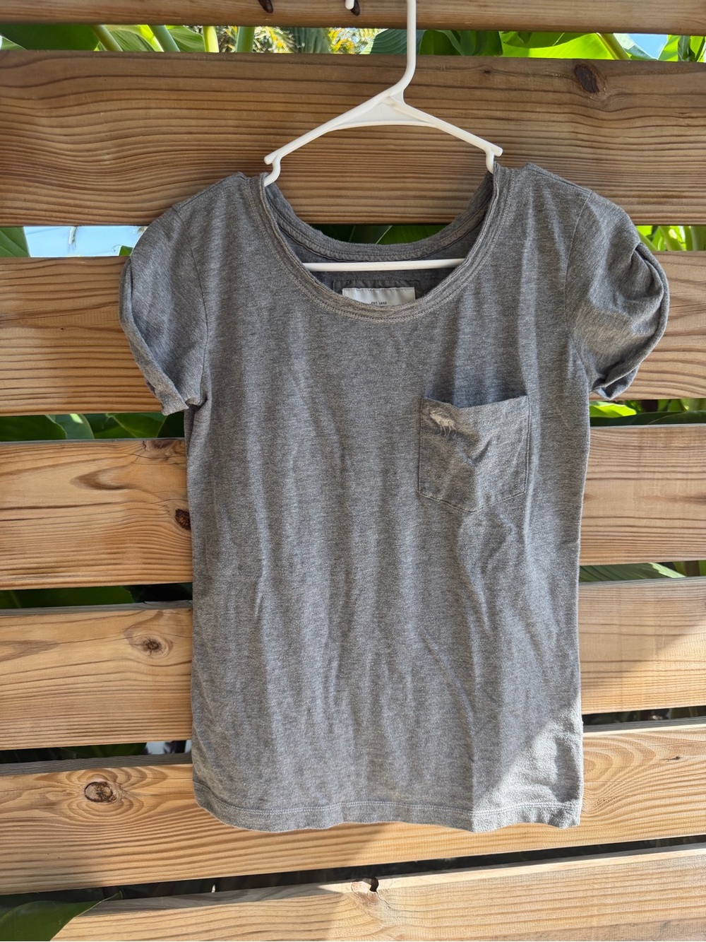 Y2K ' Gray Pocket Tee - Soft Everyday Top